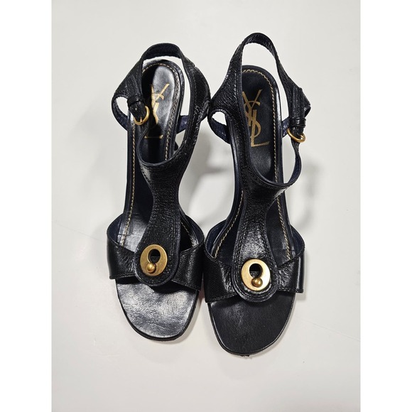 Yves Saint Laurent Lock 100 Sandal Bora Ladies size 39 - Picture 1 of 16